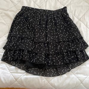 Polka dot Zara skort